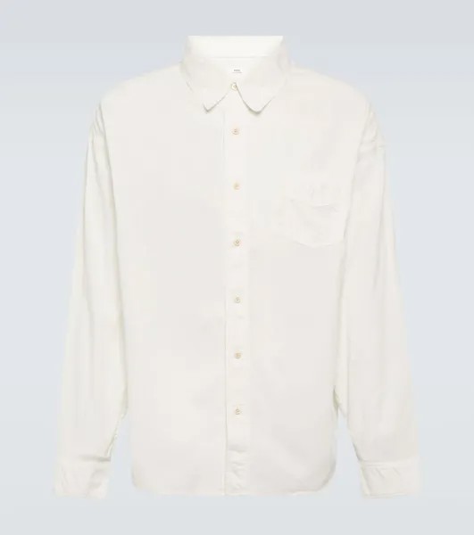 Рубашка из хлопка и шелка Visvim, белый
