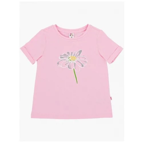 Футболка Mini Maxi, хлопок, размер 110, розовый