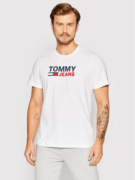 Футболка стандартного кроя Tommy Jeans, белый