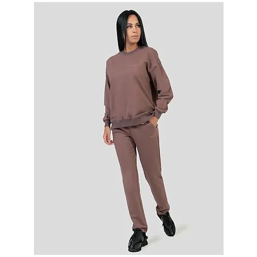 Костюм спортивный VITACCI SP2206-23 женский мокко 95% хлопок, 5% эластан джемпер+брюки) женский мокко+95% хлопок, 5% эластан (50-52 (XL)