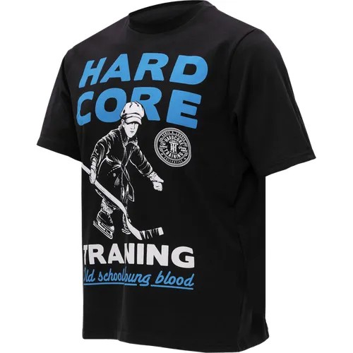 Футболка HARDCORE TRAINING YB Black Oversized Fit, размер L, черный