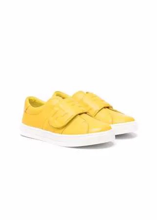 Fendi Kids кеды с логотипом