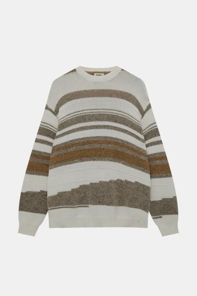 Джемпер мужской Pull&Bear PUL550676925 коричневый L. Доставка из-за рубежа.