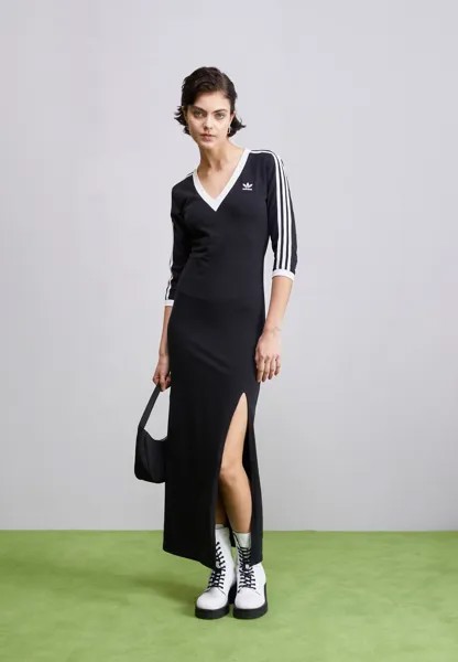 Платье из джерси adidas Originals, черный