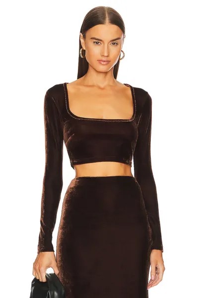 Топ House of Harlow 1960 x REVOLVE Ovelia, цвет Chocolate Brown