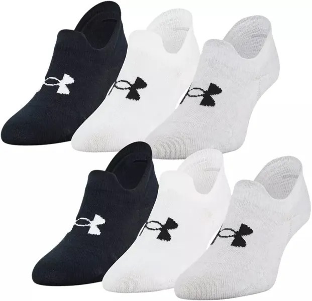 Мужские носки Under Armour Essential Ultra Low Tab — 6 шт., мультиколор