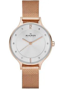 Швейцарские наручные  женские часы Skagen SKW2151. Коллекция Mesh