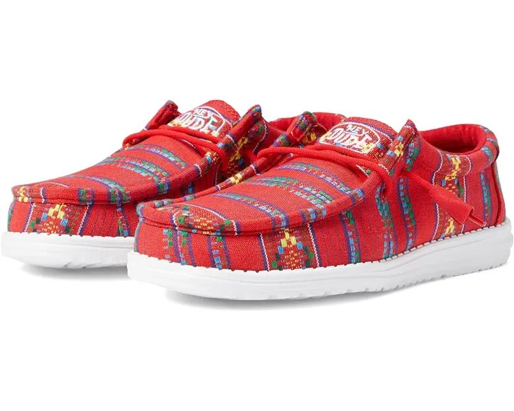 Кроссовки Hey Dude Wally Serape Slip-On Casual Shoes, цвет Sedona