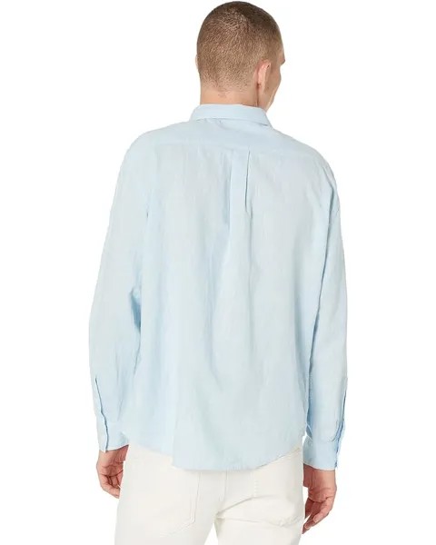 Рубашка Billy Reid Westmoreland Scout Shirt, цвет Sky Blue