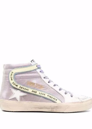 Golden Goose высокие кеды Slide