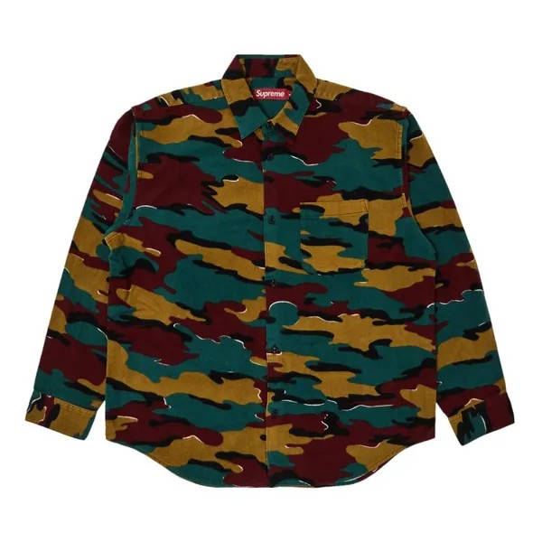 Рубашка Supreme Flannel 'Camo', разноцветный