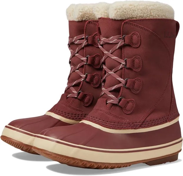 Зимние ботинки Snow Boot Lace-Up L.L.Bean, цвет Rosewood