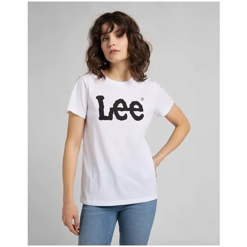 Футболка Lee LOGO TEE Белый M L42UER12