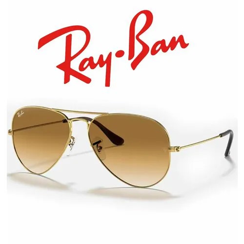 Солнцезащитные очки Ray-Ban, золотой