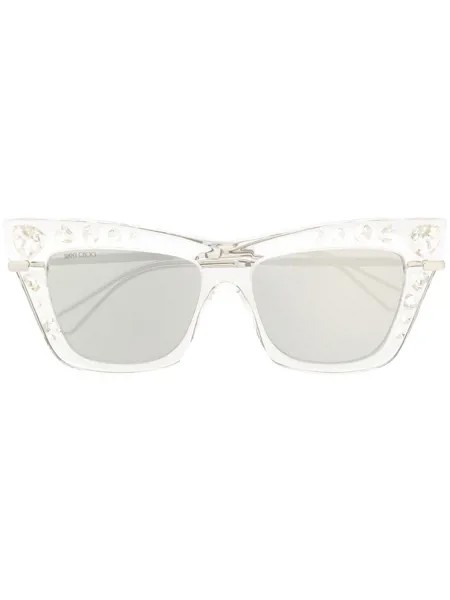Jimmy Choo Eyewear солнцезащитные очки с кристаллами
