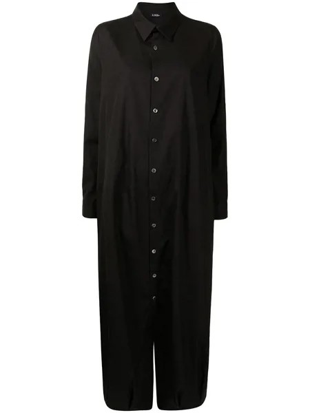Yohji Yamamoto wide-leg shirt jumpsuit