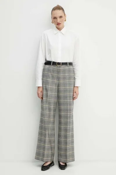 Шерстяные брюки Weekend Max Mara, черный