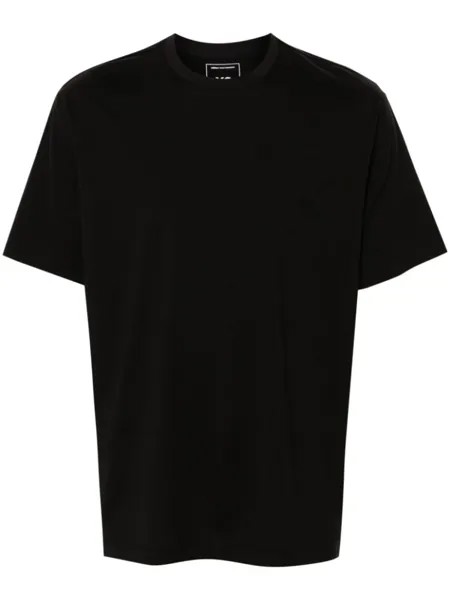 Y-3 футболка с принтом, черный
