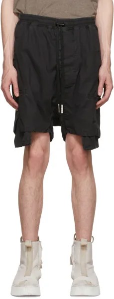 Серые хлопковые шорты Boris Bidjan Saberi