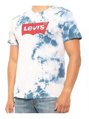 LEVIS Мужская белая классическая футболка Tie Dye L