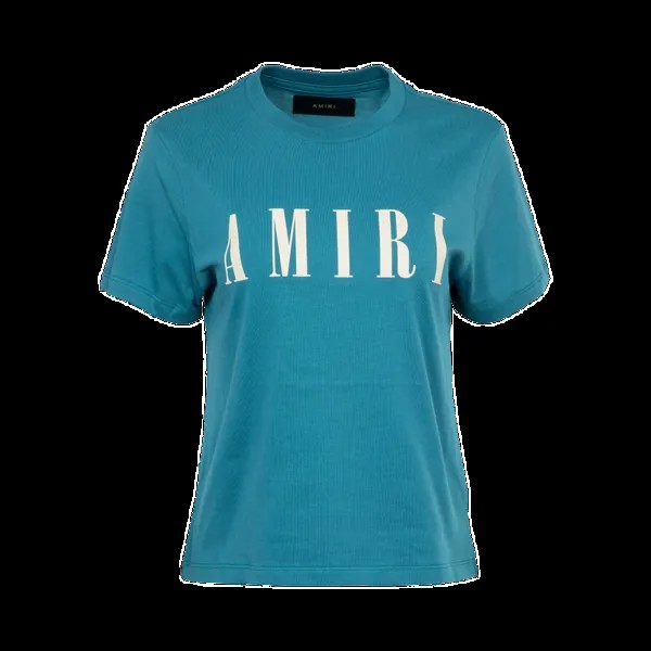 Футболка Amiri Core Logo Slim Fit 'Blue', синий