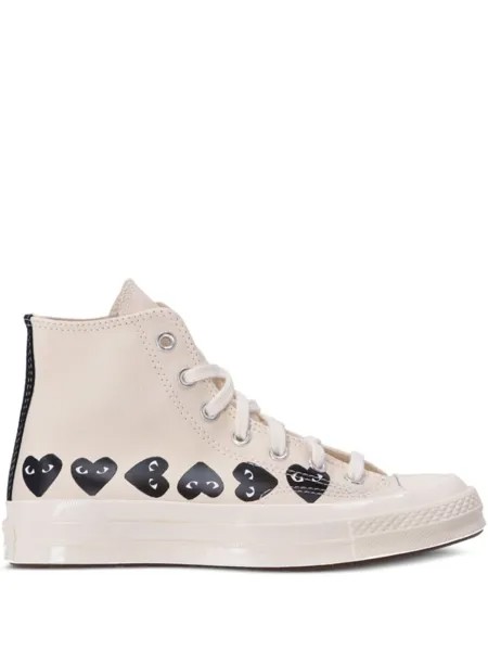 Кроссовки Comme Des Garçons x Converse с логотипом, серый