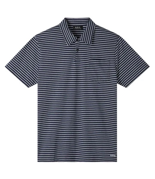Рубашка-поло Pablo APC, цвет Dark Navy Blue