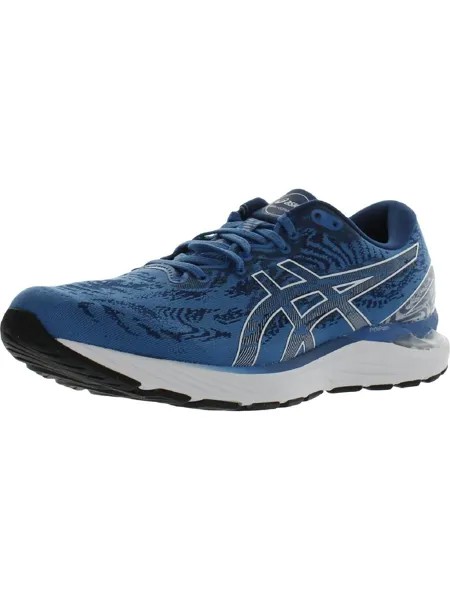 Мужские кроссовки для бега с сеткой Gel Cumulus 23 ASICS, цвет Reborn Blue/White