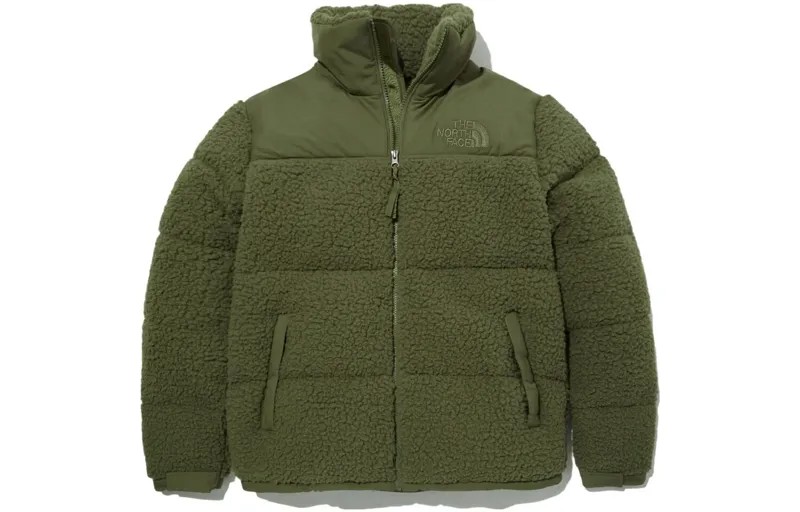Пуховик мужской зеленый The North Face, зеленый