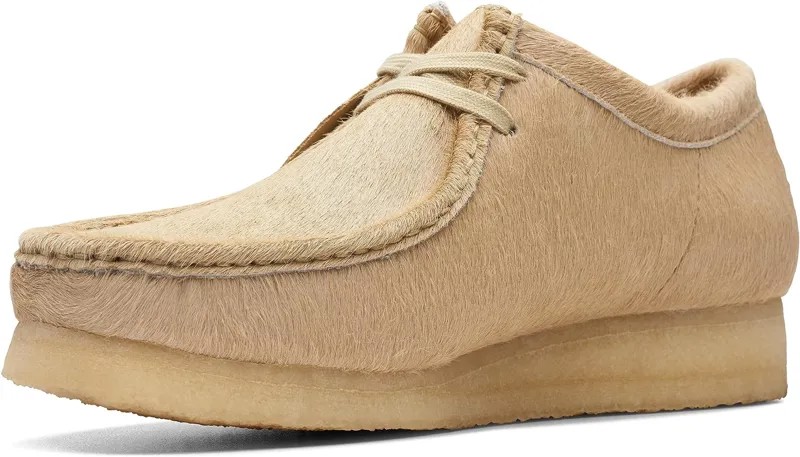 Кроссовки Wallabee Clarks, цвет Maple Hair On