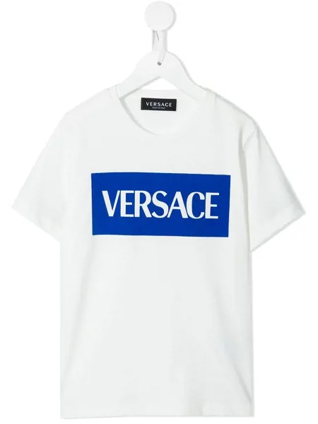 Versace Kids футболка с логотипом