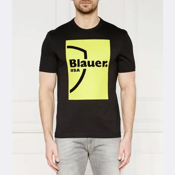 Футболка стандартного кроя Blauer, черный