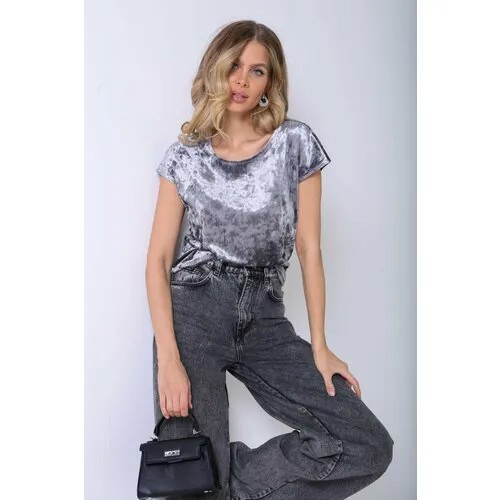 Блуза A-A Awesome Apparel by Ksenia Avakyan, размер 42, серый