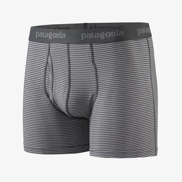 Мужские трусы-боксеры Essential Patagonia, цвет Fathom: Forge Grey