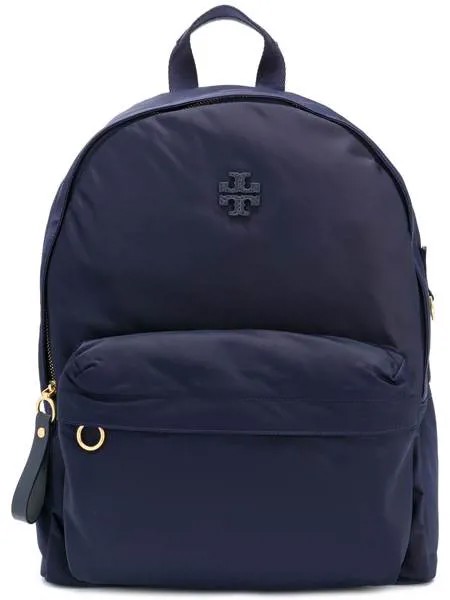 Tory Burch logo zipped backpack