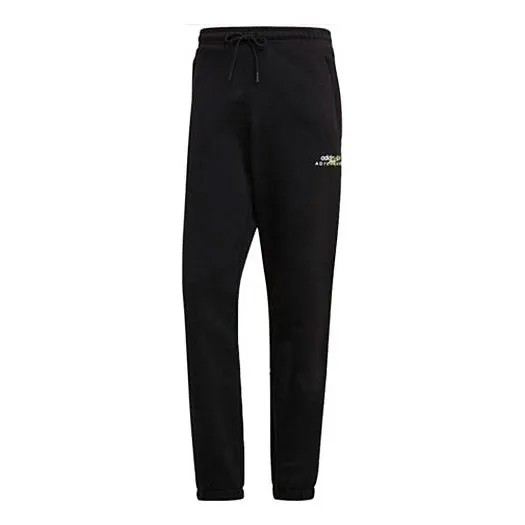 Спортивные штаны adidas originals Running Training Stay Warm Lacing Casual Sports Pants Black, черный