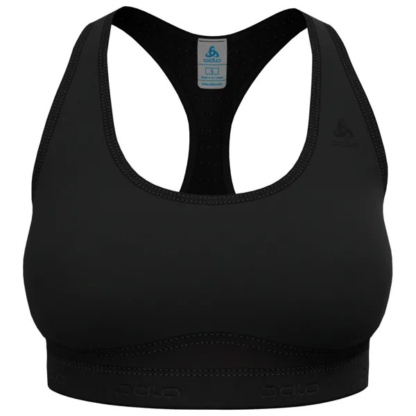 Спортивный бюстгальтер Odlo Women's Ascent PW Medium Sport Bra, черный