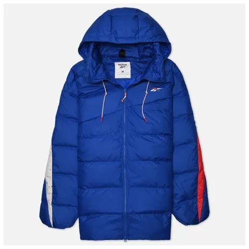 Бомбер Reebok VECTOR LONG DOWN JACKET, размер L, синий