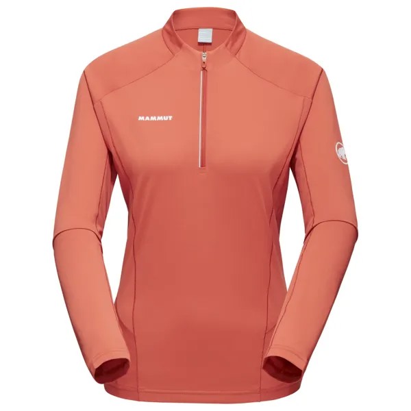Функциональная рубашка Mammut Women's Aenergy FL Half Zip Longsleeve, цвет Brick