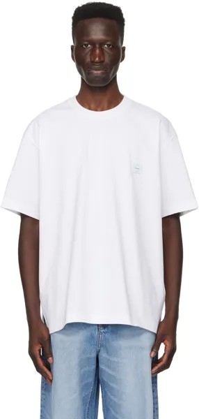 Белая футболка с вышивкой Solid Homme
