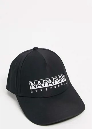 Черная кепка Napapijri Framing-Черный цвет