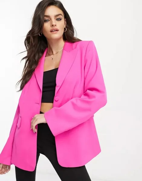 Розовый однобортный пиджак & Other Stories