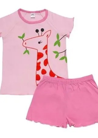 Пижама Клякса размер 116, светло-розовый
