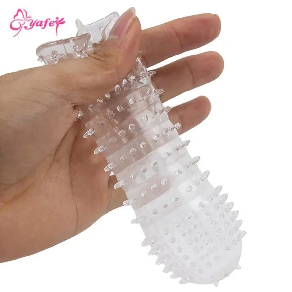 YAFEI Силиконовый рукав Удлинительные презервативы Увеличение пениса Взрослые Секс-продукты Эротические секс-игрушки для мужчин