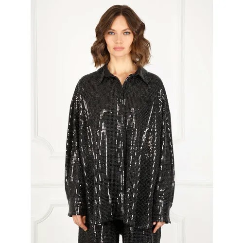 Рубашка ELEGANZZA, размер S, black