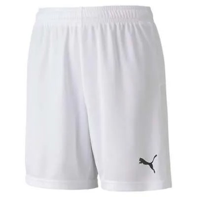 Puma Teamgoal 23 Knit Logo Shorts Молодежные мальчики Белые повседневные спортивные штаны 70426