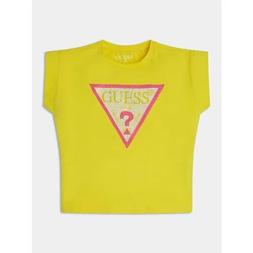 Футболка GUESS, размер 14, желтый