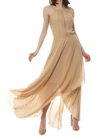 Вечернее платье женское Patrizia Pepe 80708 бежевое 40