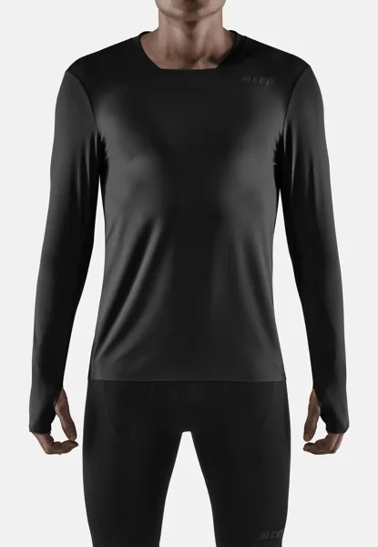 Футболка с длинным рукавом Run Long Sleeve CEP, черный