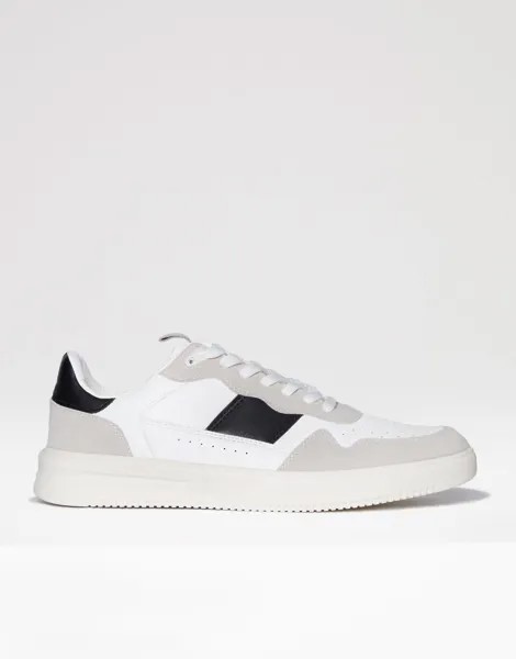 Кроссовки 'Bramall' Retro Panelled Trainers Threadbare, белый